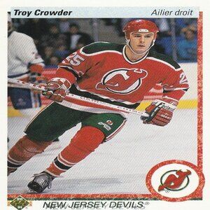 Troy Crowder - 1991 Upper Deck Hockey Card